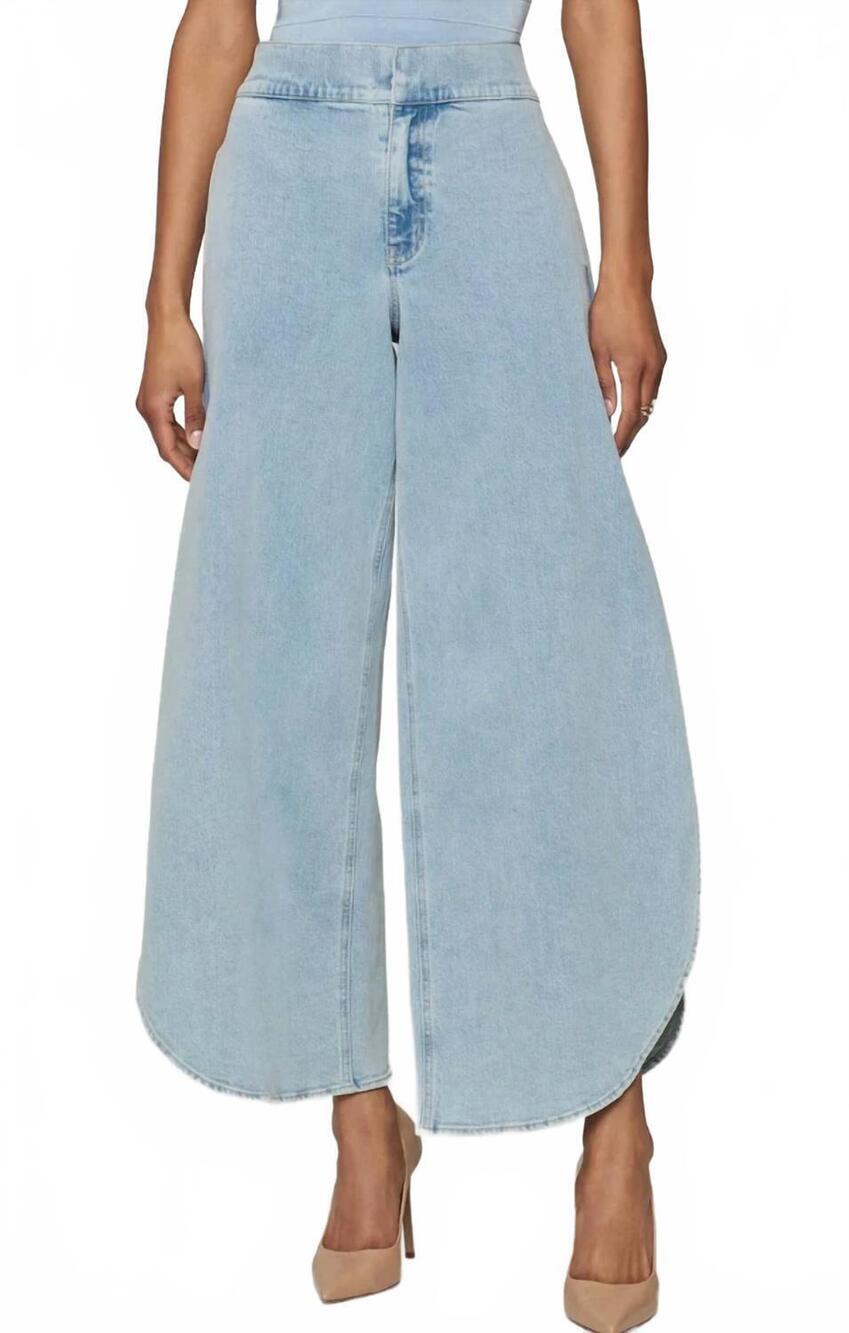 NEW GENERATION LOVE keiko denim pants in light blue